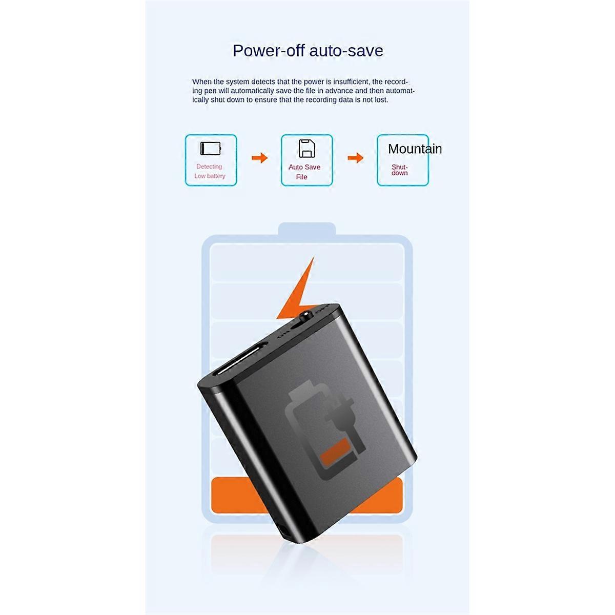 Mini Voice Activated Recorder Built-in Magnet