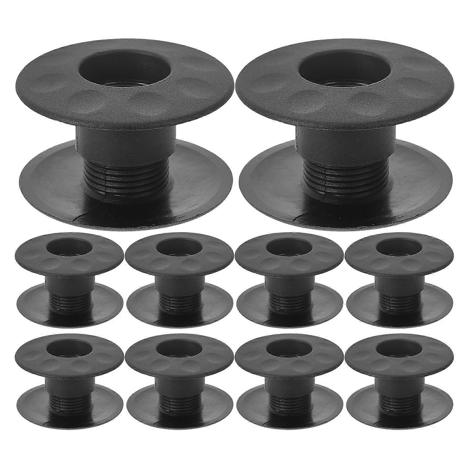 Foosball Bearing Bushing Part Wear-Resistant Plastic Bushings for Table Football Machine Home Use 10Pcs