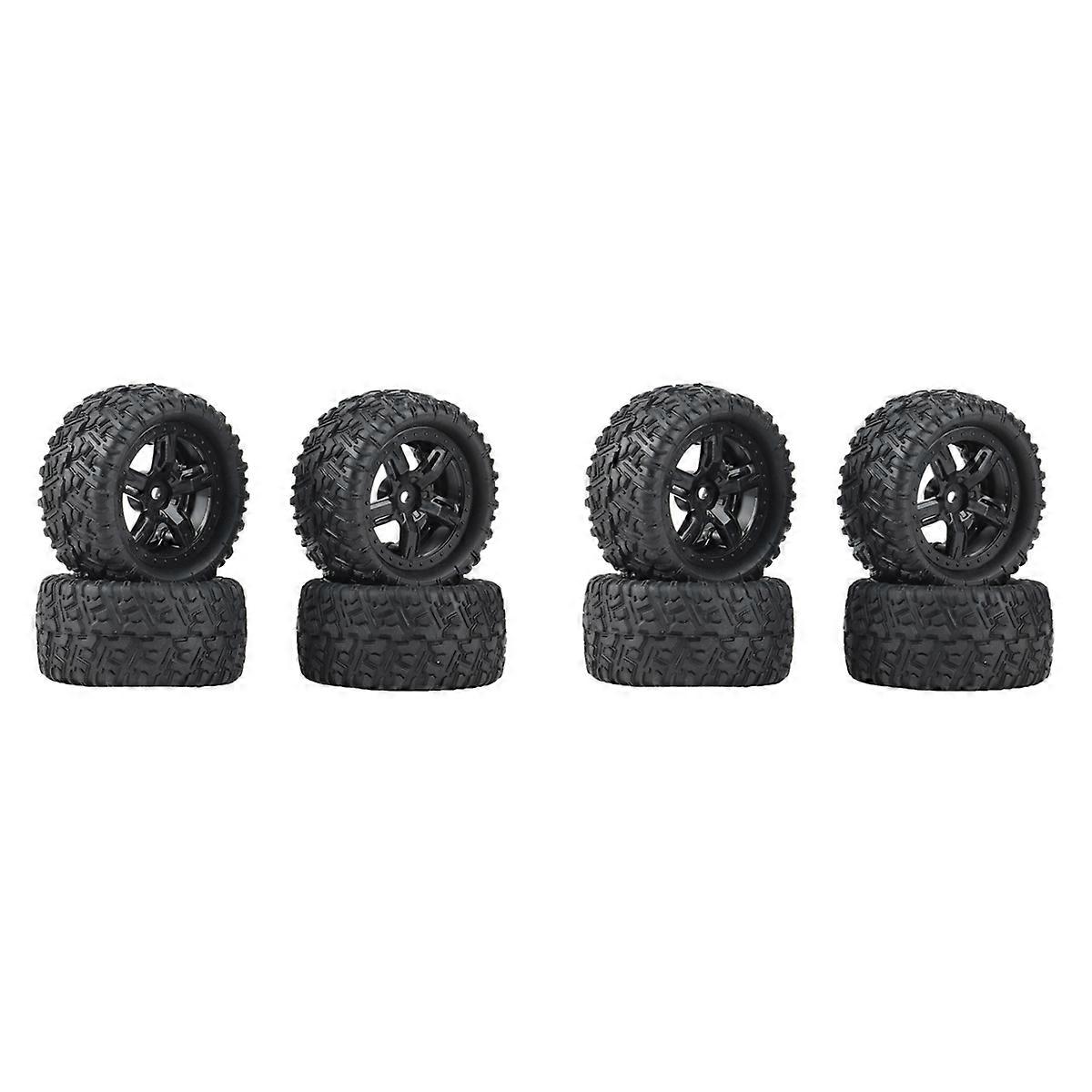 4Pcs Rubber Tires Tyre Wheel P6973 for Hobby Smax