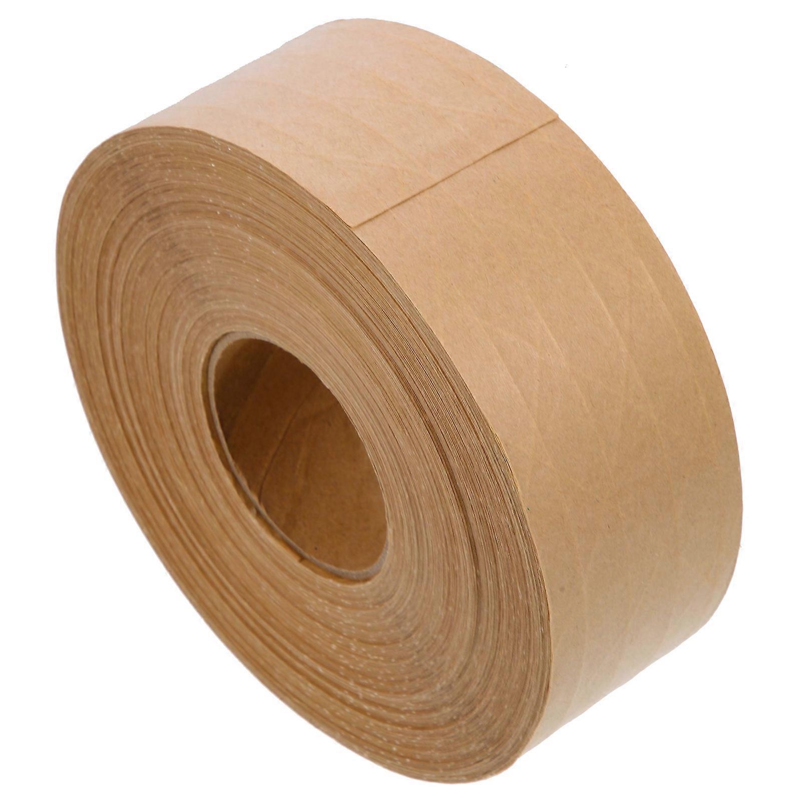 Kraft Decorative Packing Tape Writable Adhesive When Wet for General Users Craft Enthusiasts 1Pack