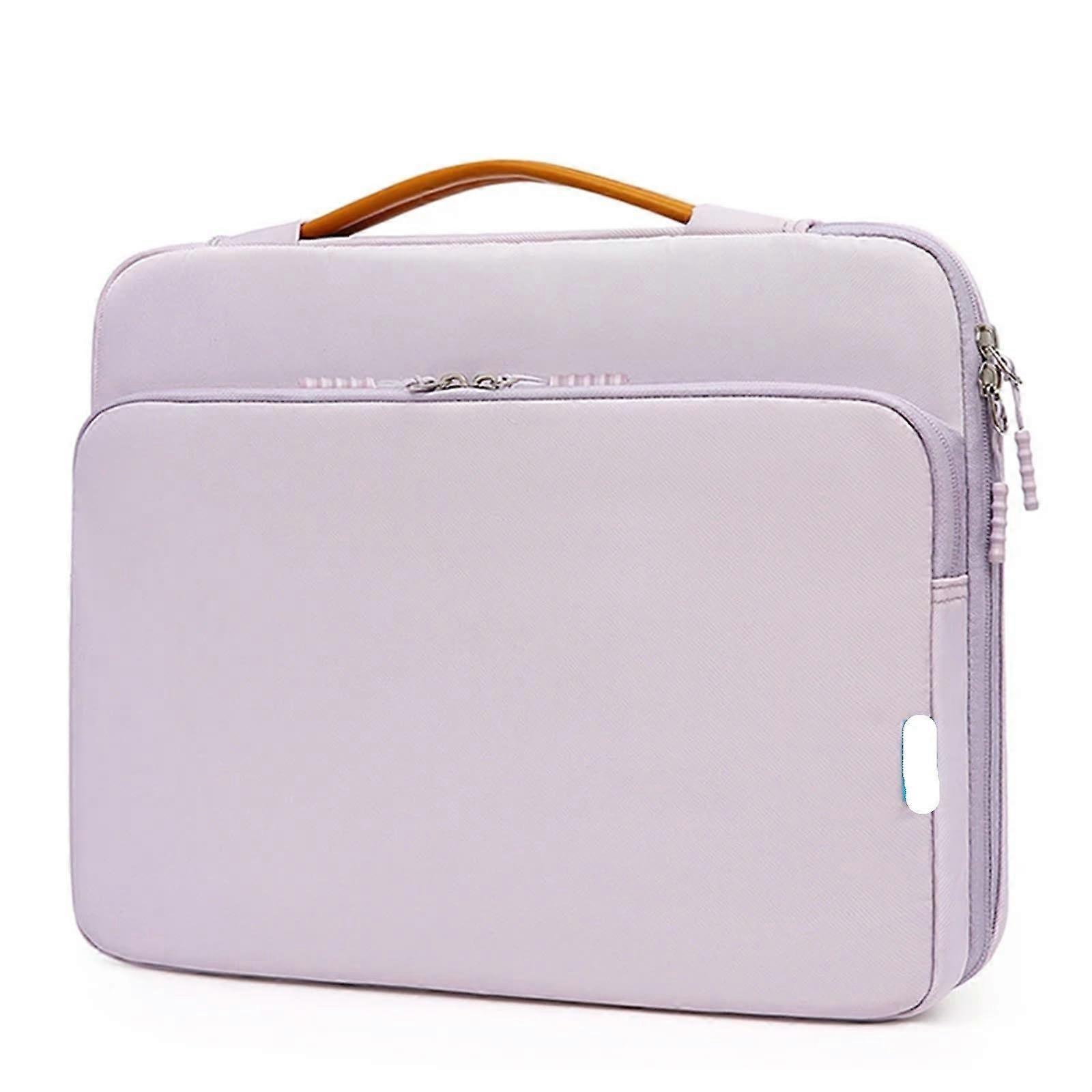 Laptop Bag, Notebook Bag, Protective Case, Waterproof, Shockproof, Briefcase, Computer Bag for Business (Purple, 14 Inches) Purple 14 Inch