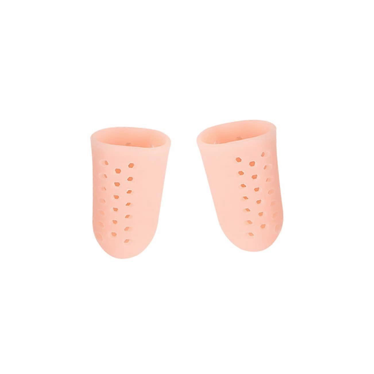 Embouts d’orteils en silicone Protecteur d’orteil Attelle Pouce Bout des doigts Callosités Manchons de tube