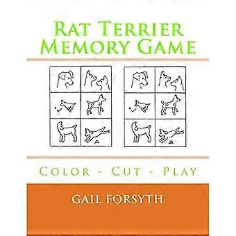 Rat Terrier Memory Game : Color-Cut-Play