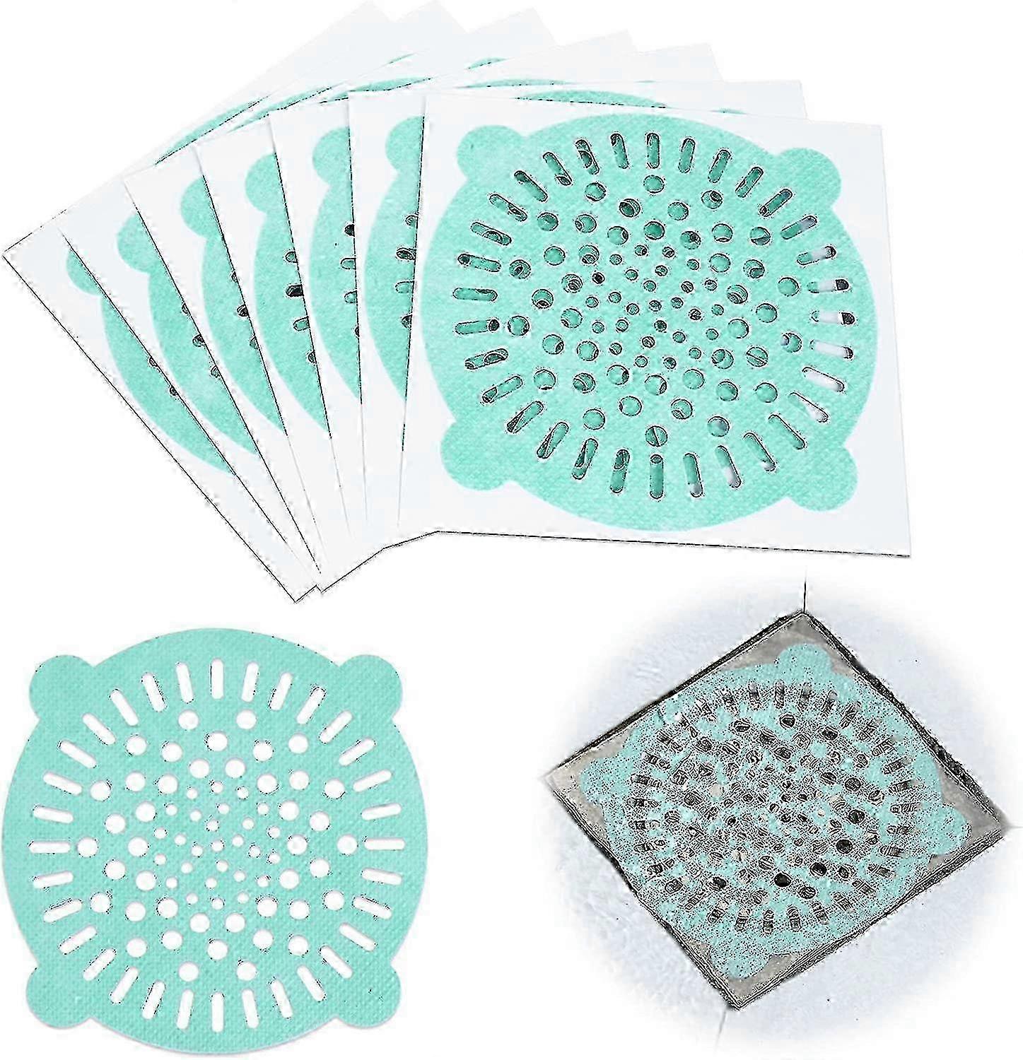 30pcs μίας χρήσης αυτοκόλλητα συλλεκτών τρίχας για την αποχέτευση ντους &το νεροχύτη κουζίνας - αντι-φραγμένα μη υφασμένα φίλτρα κάλυψης αποστράγγισης