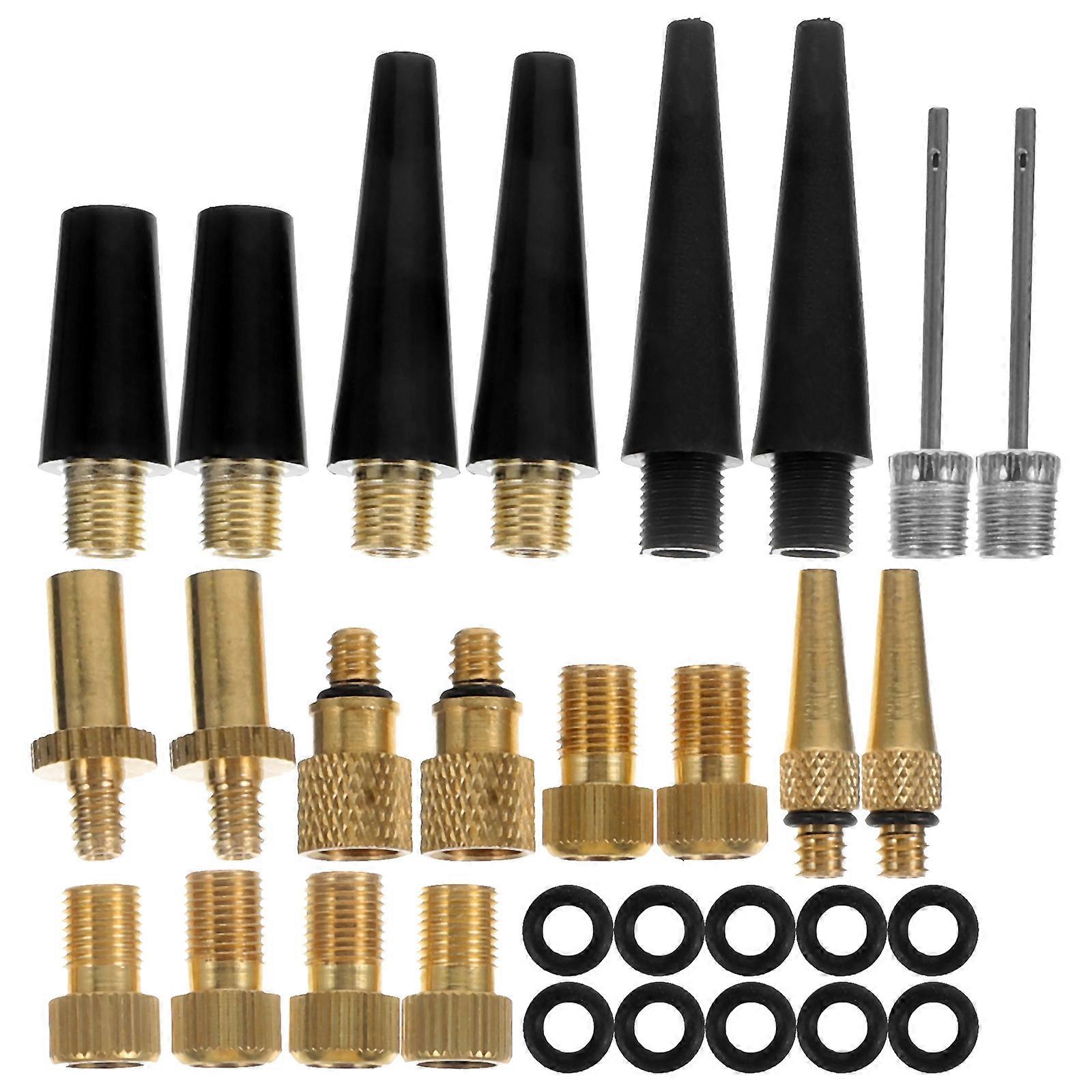 Bicycles Adaptor Air Pump Accessory Inflator Air Pump Accessories Vehicle Owners 12X6.5X2.6CM 30Pcs