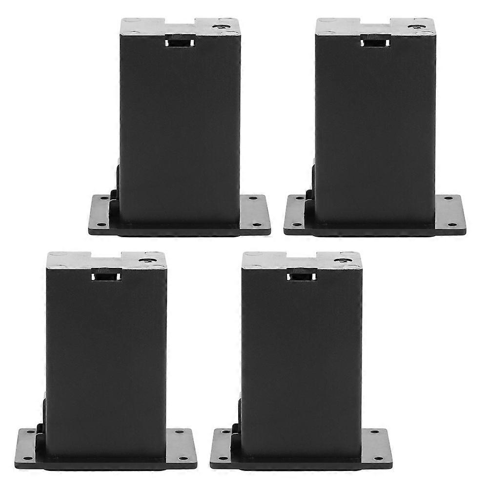 Practical Pickup Battery Boxes for Guitar 4pcs Black Plastic Tool HOLDER 9V Cases