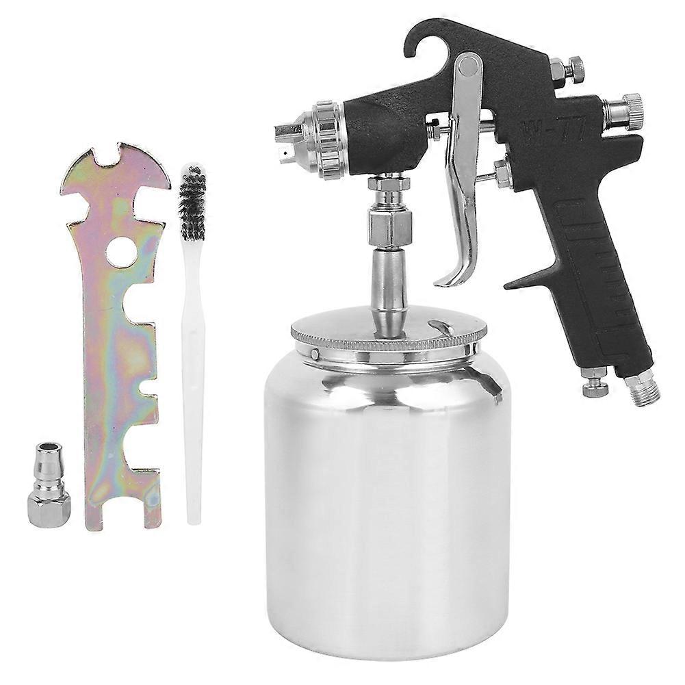 Paint Sprayer Pneumatic Airbrush Black 2.5mm Lower High Atomization Spray Can for Automotive