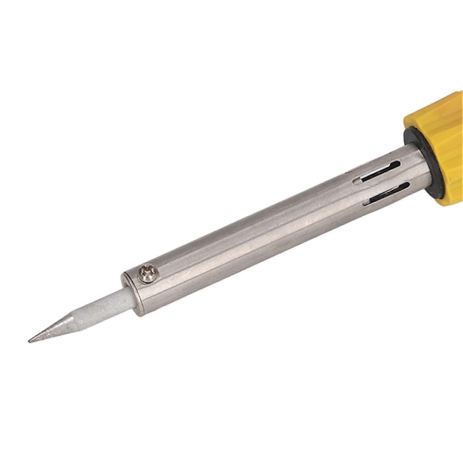 Soldering Iron Yellow 60W 2min Fast Heating Semi Auto 2 Power Mode Soldering Welding Iron for Repair DIY 110‑