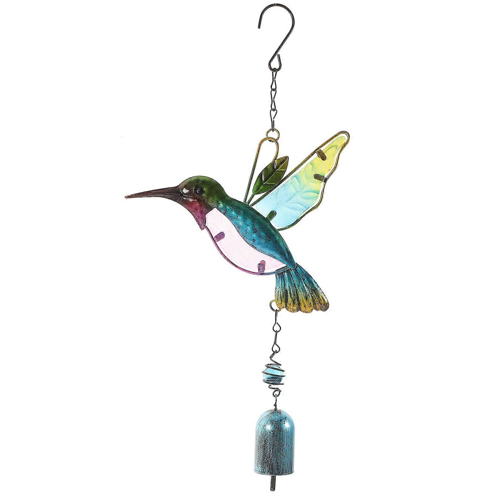 Hummingbird Wind Chime Pendant Garden Decor for Relaxation – Home, Office, Backyard, Patio Ornament