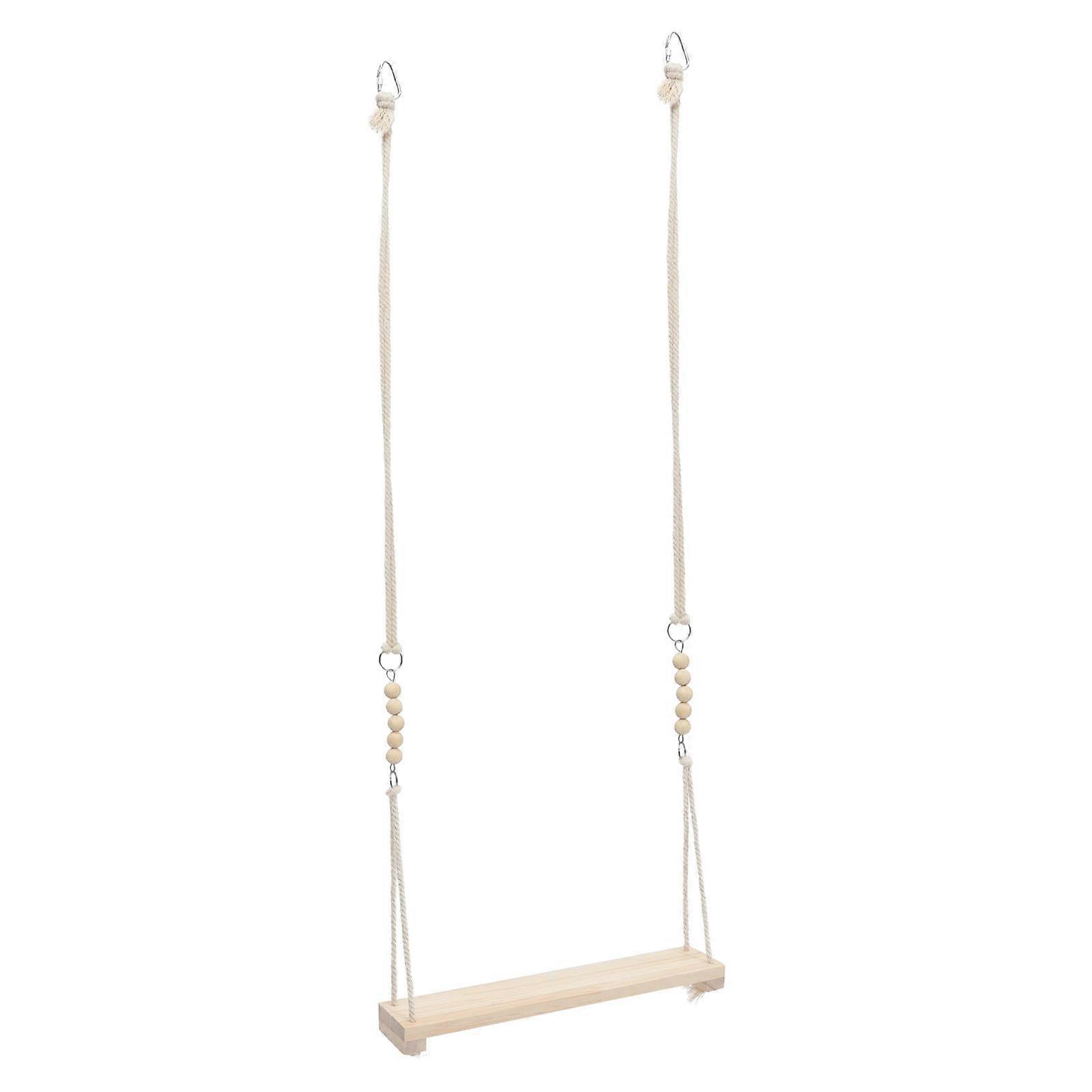 Creative Bird Cage Frame with Swing for Pet Birds Medium Large Size White Synthetic Material