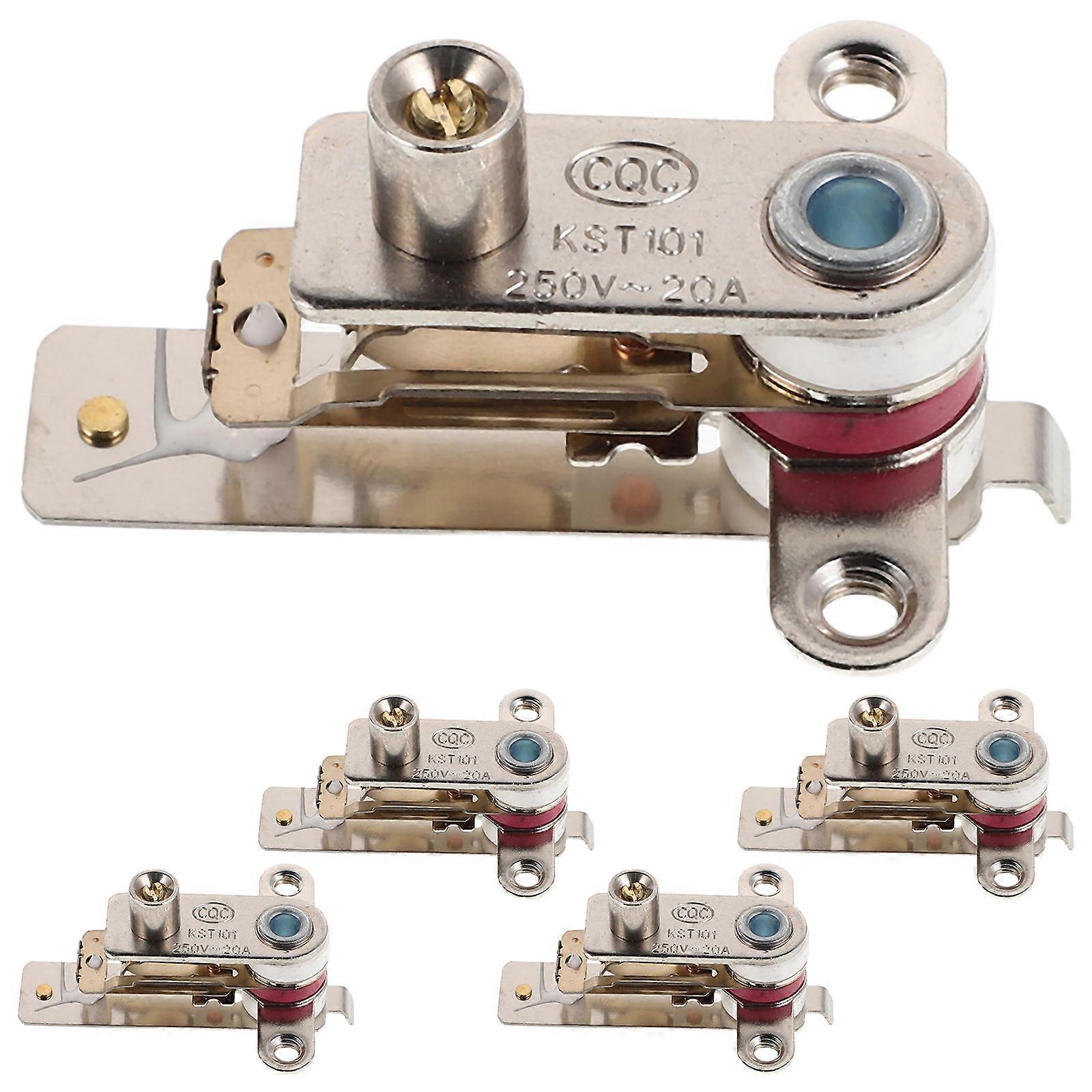 Universal Pressure Switch for Electric Cookers White Alloy Crafted Great Performance 5 Pieces