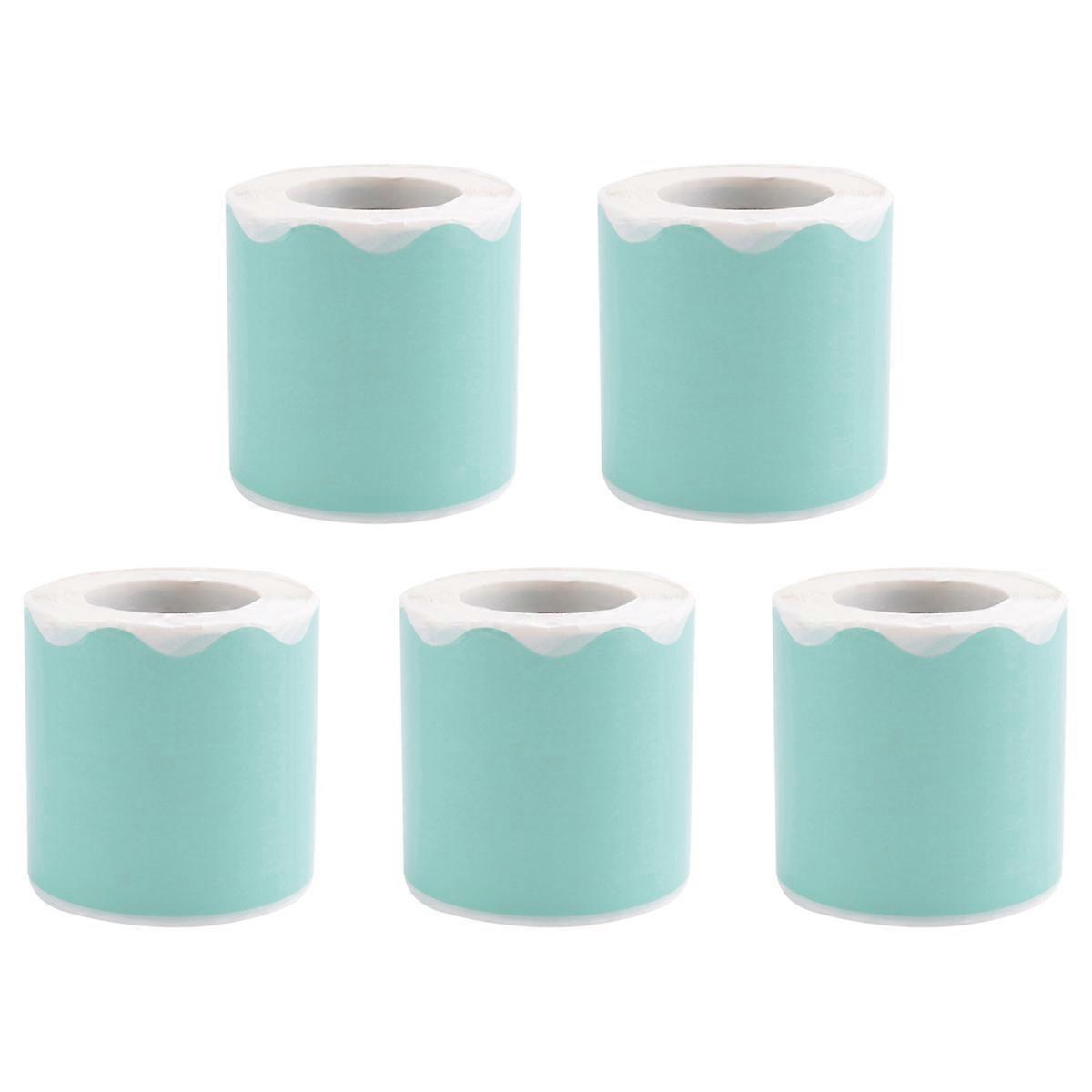 スカラップロールボーダーステッカートリム - 50Ft - 掲示板、壁、机、、ドア、シューを飾る