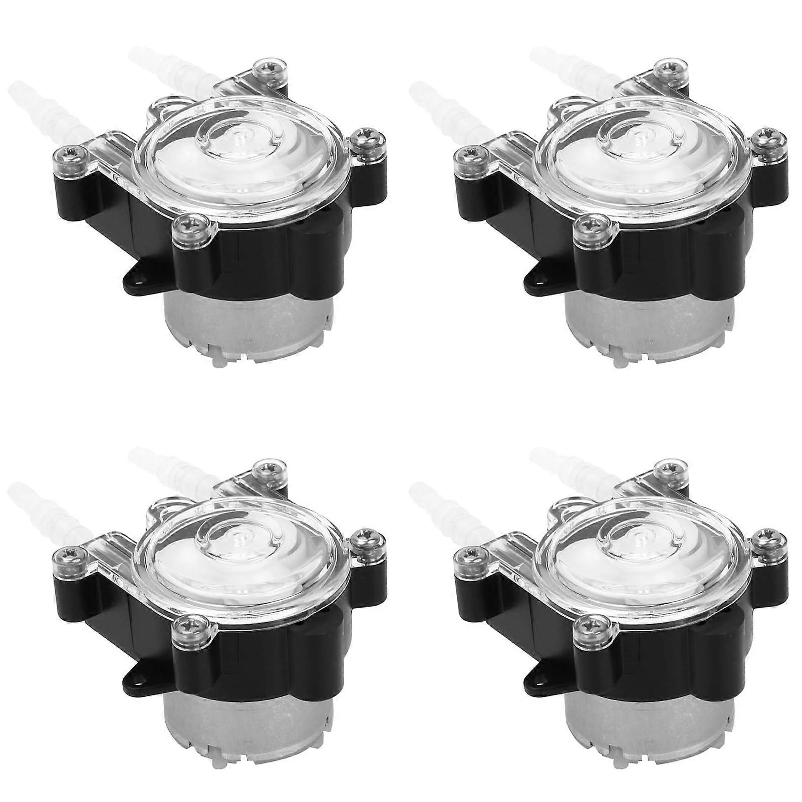 4 Piece Microperistaltic Pump Set for Professional Laboratory Biochemical Analysis in Pharmacy, High Precision, Durable Design