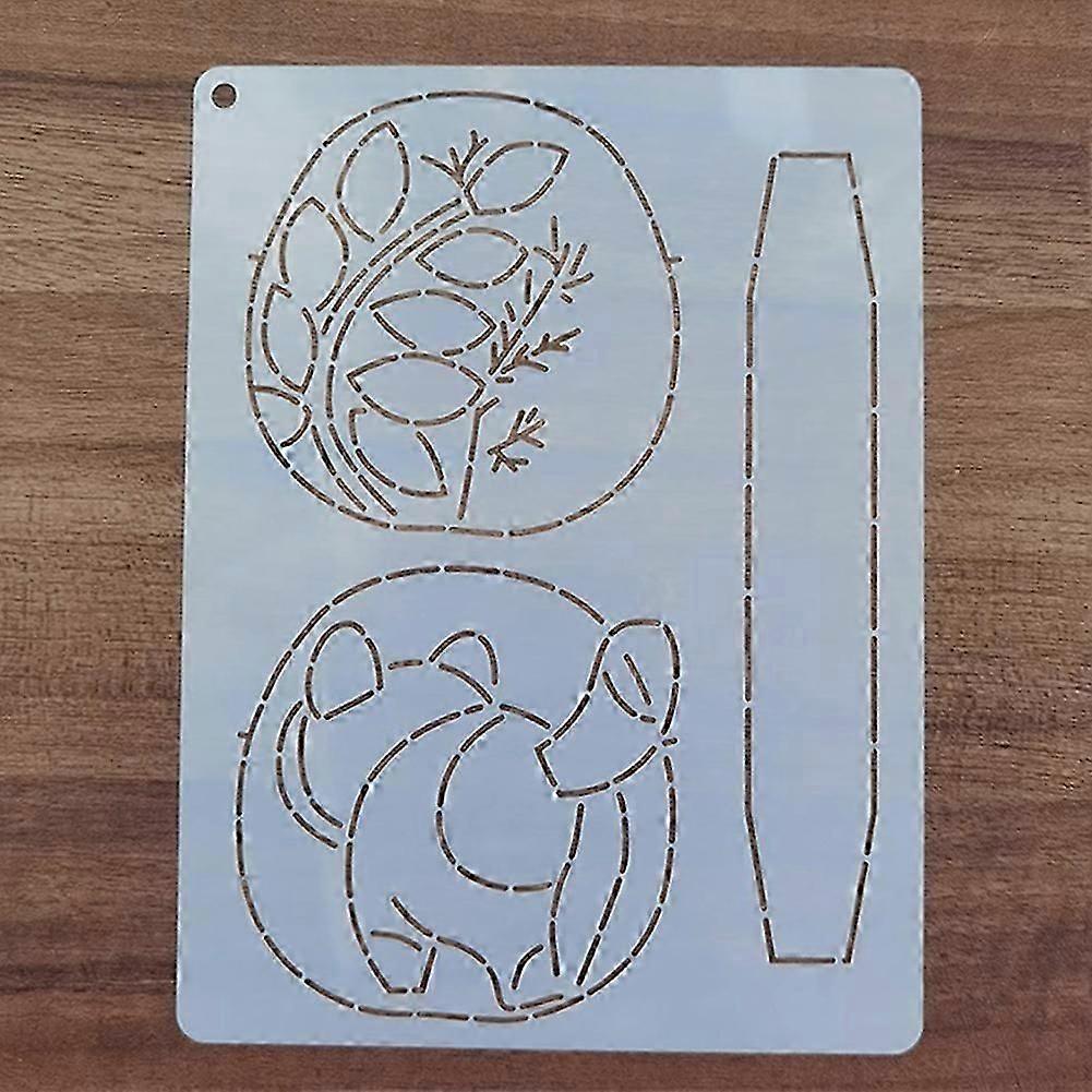 Plastic Stencil for DIY Patchworks Sewing Multifunctional Sewing Patchworks Template for Embroidery Patchworks Sewing Craft