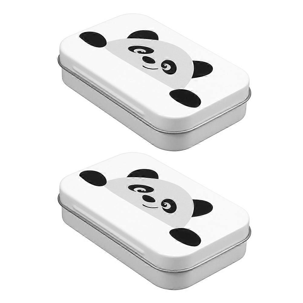 2pcs Tinplate Cookie Storage Containers with Lids – Multi Functional Candy Box for Cookies, Sweets & Cupcakes – Portable Decorative Storage Case