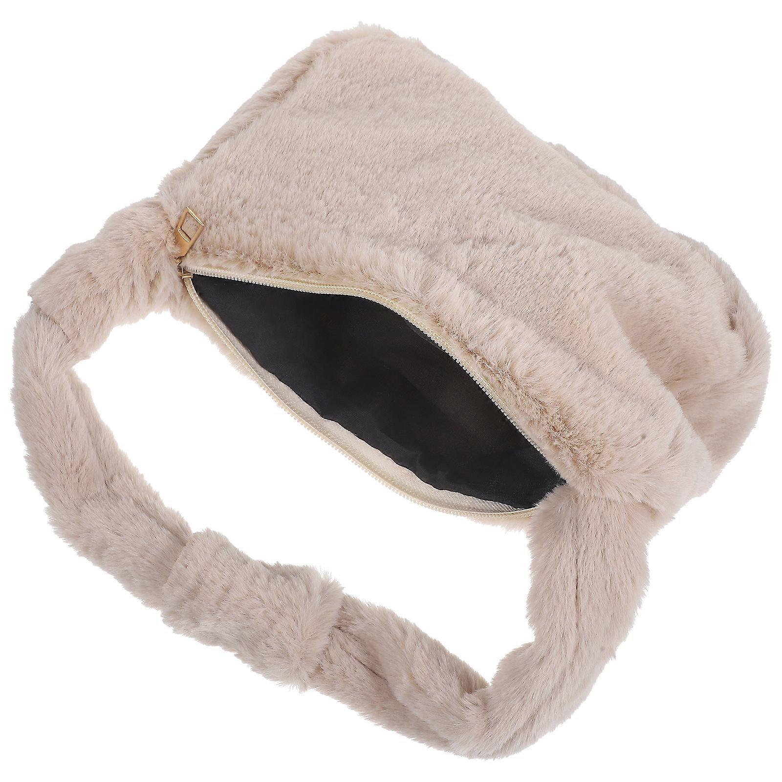 Ladies Handbag Durable Portable Winter Plush 1Pcs