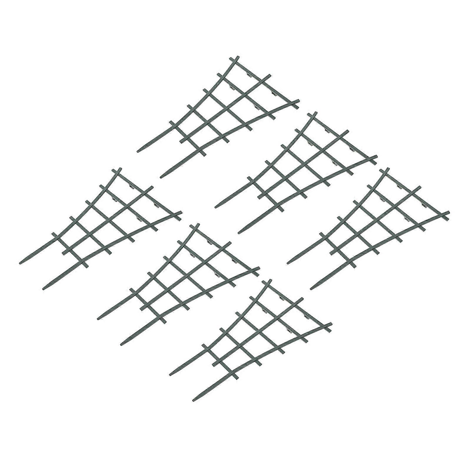 Black Plant Support Rack Made of Durable PP for Garden Use with 12 Pieces 12Pcs