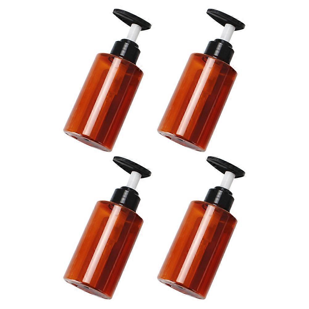 Multi PET Empty Bottles for Storage with Premium Pump Head 4 Pieces 4Pcs