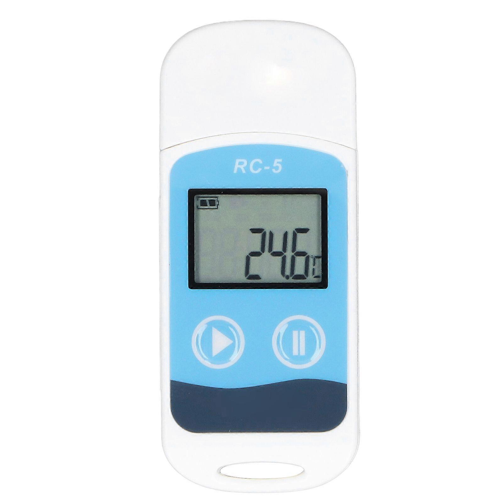 USB Temperature Data Logger IP67 Waterproof 32000 Readings Temperature Data Recorder for Cold Chain