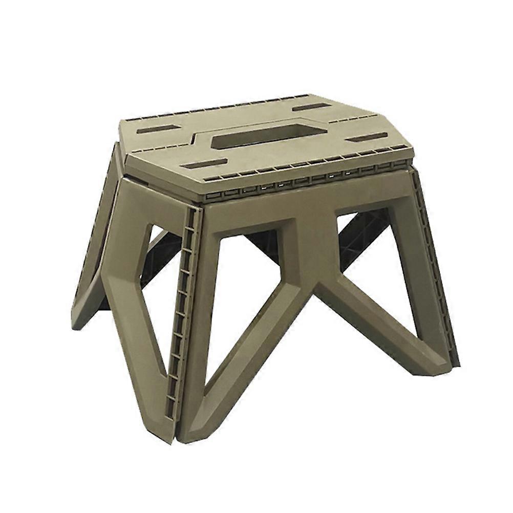 Compact Folding Chair Fishing Stool Grey 34x28x24cm Easy Opening and Closing 1Set
