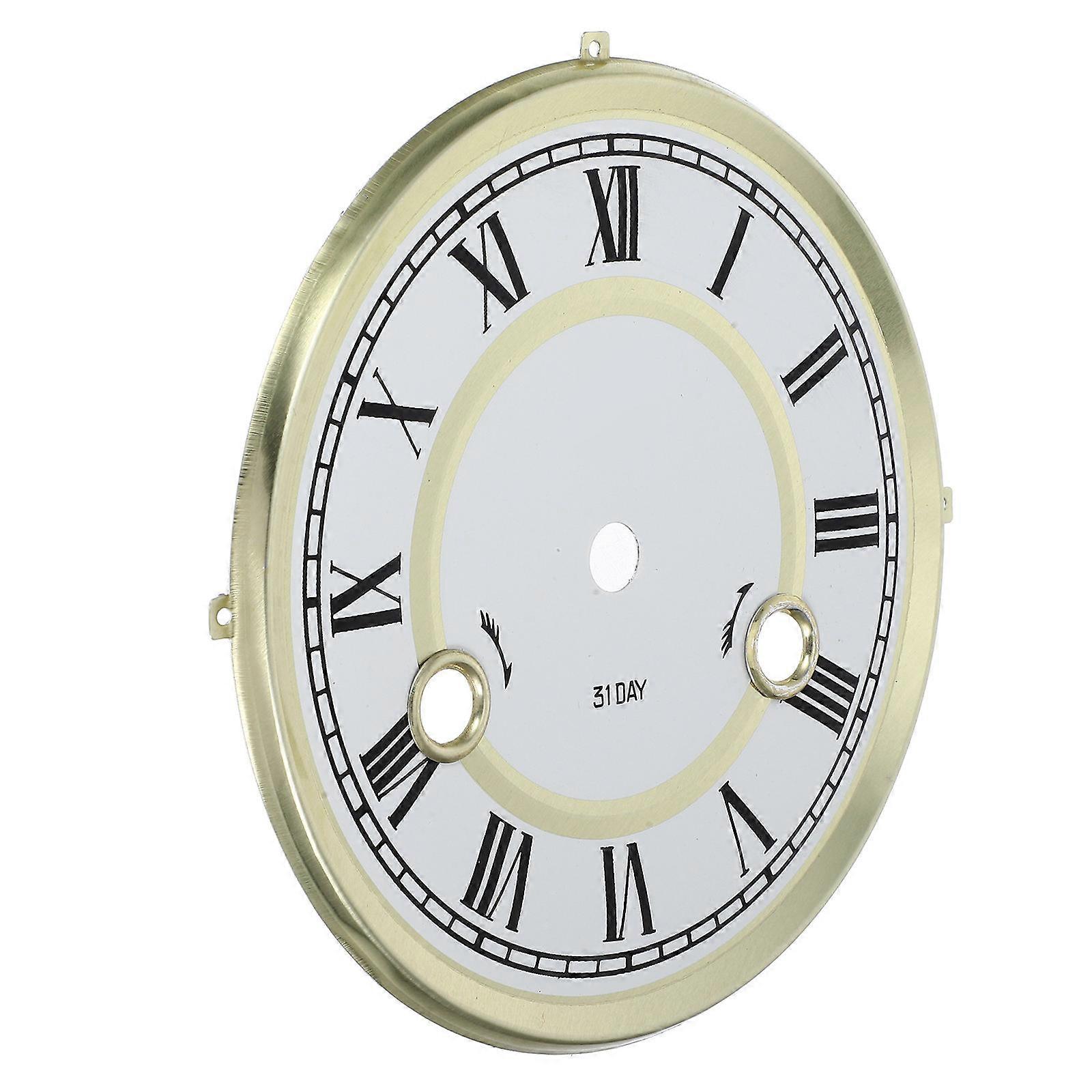 Roman Numerals Quartz Clock Dial Replacement For Wall Clock Accessories Diameter 15 cm 1Set