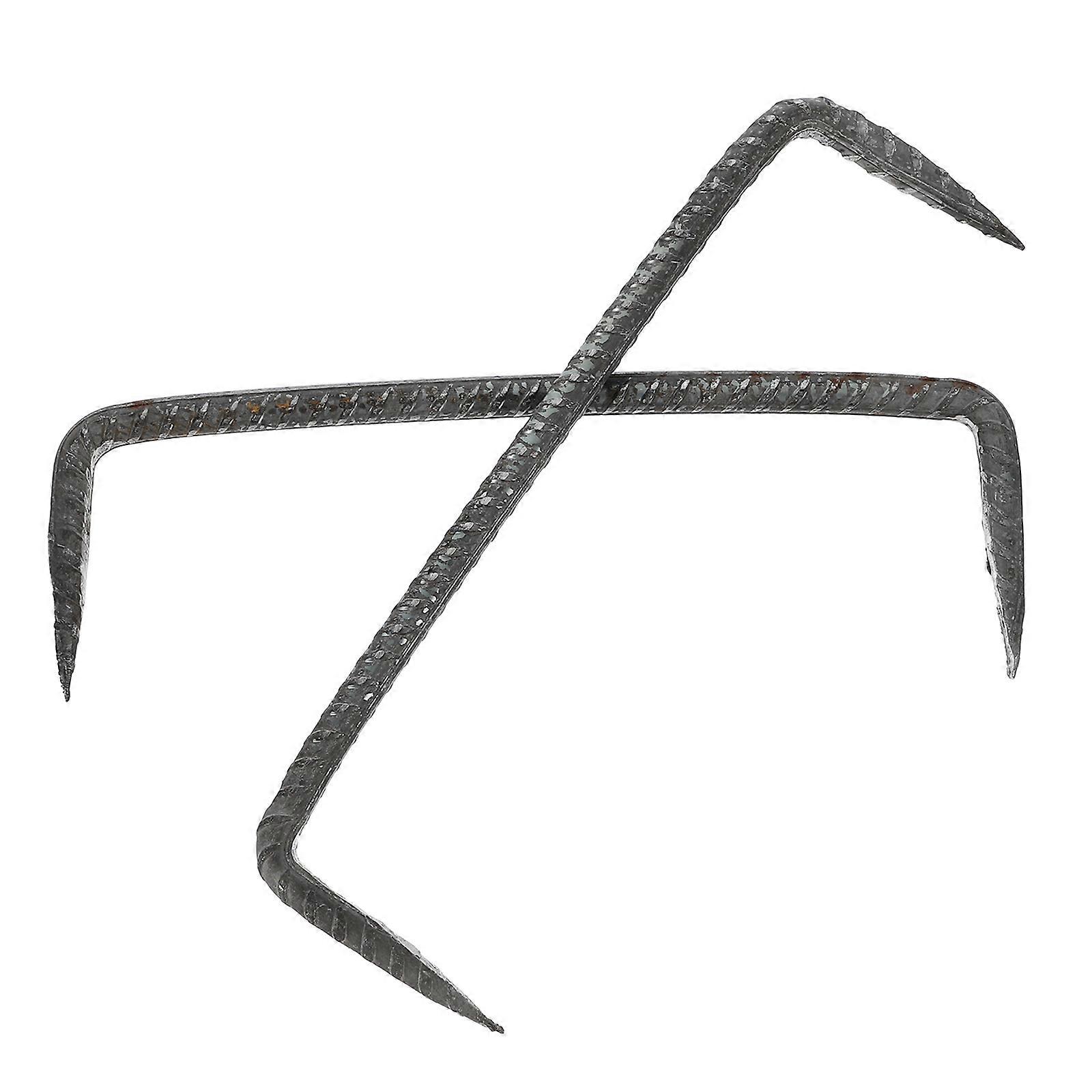 Masteelf 2pcs Double Pin Nails Heavy Duty Pointed Tips for Woodworking
