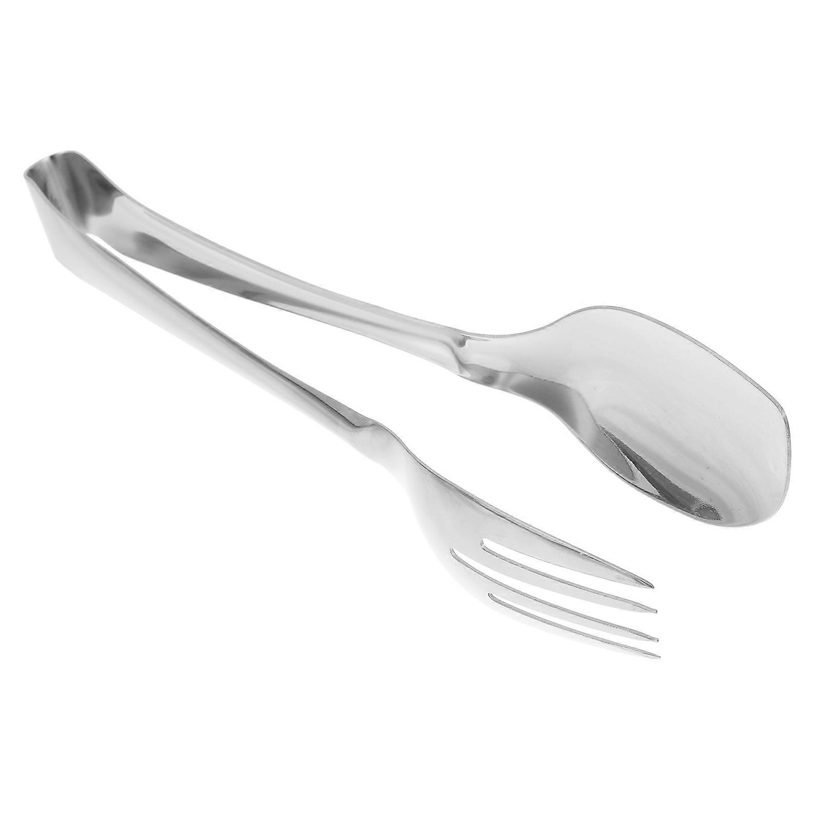 Multipurpose Barbecue Clamp 1Pc Kitchen Serving Tool For Home Use Silver Durable Design