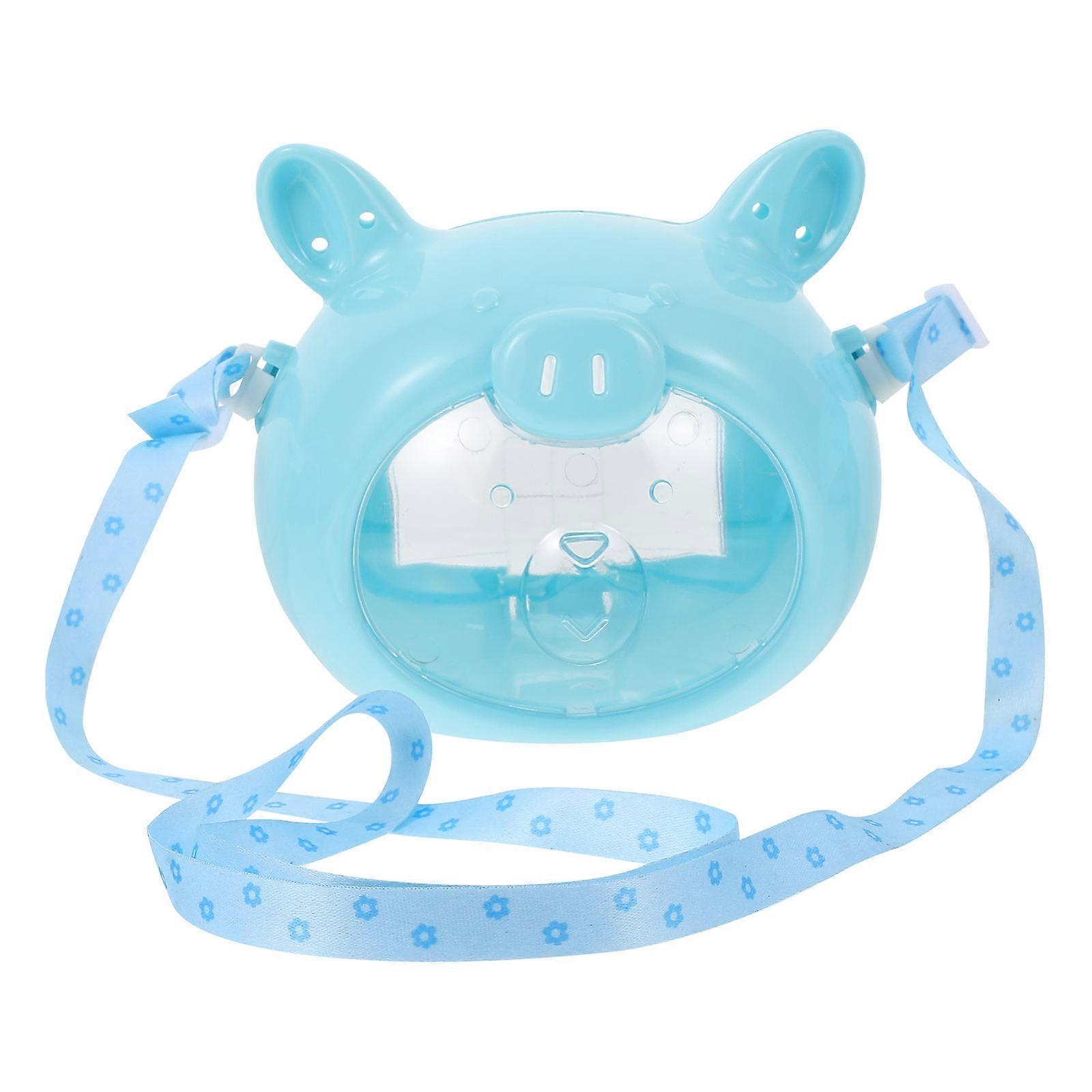 Portable Hamster Cage 1Pcs Blue Plastic Pet Suitable for Squirrel Cage Use