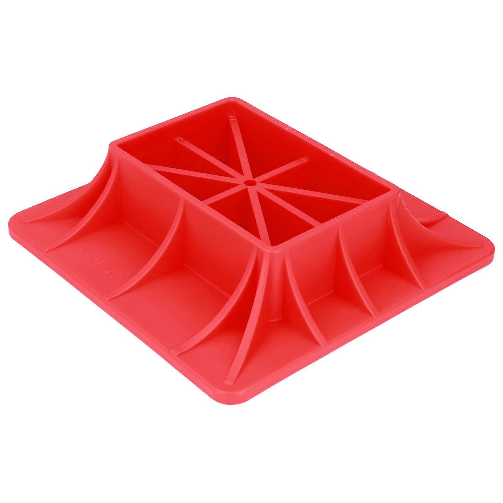 Red Nylon Heavy Lifting Support Plate For Sand Sludge Grass Soft Soil Emergency Rescue AntiFracture
