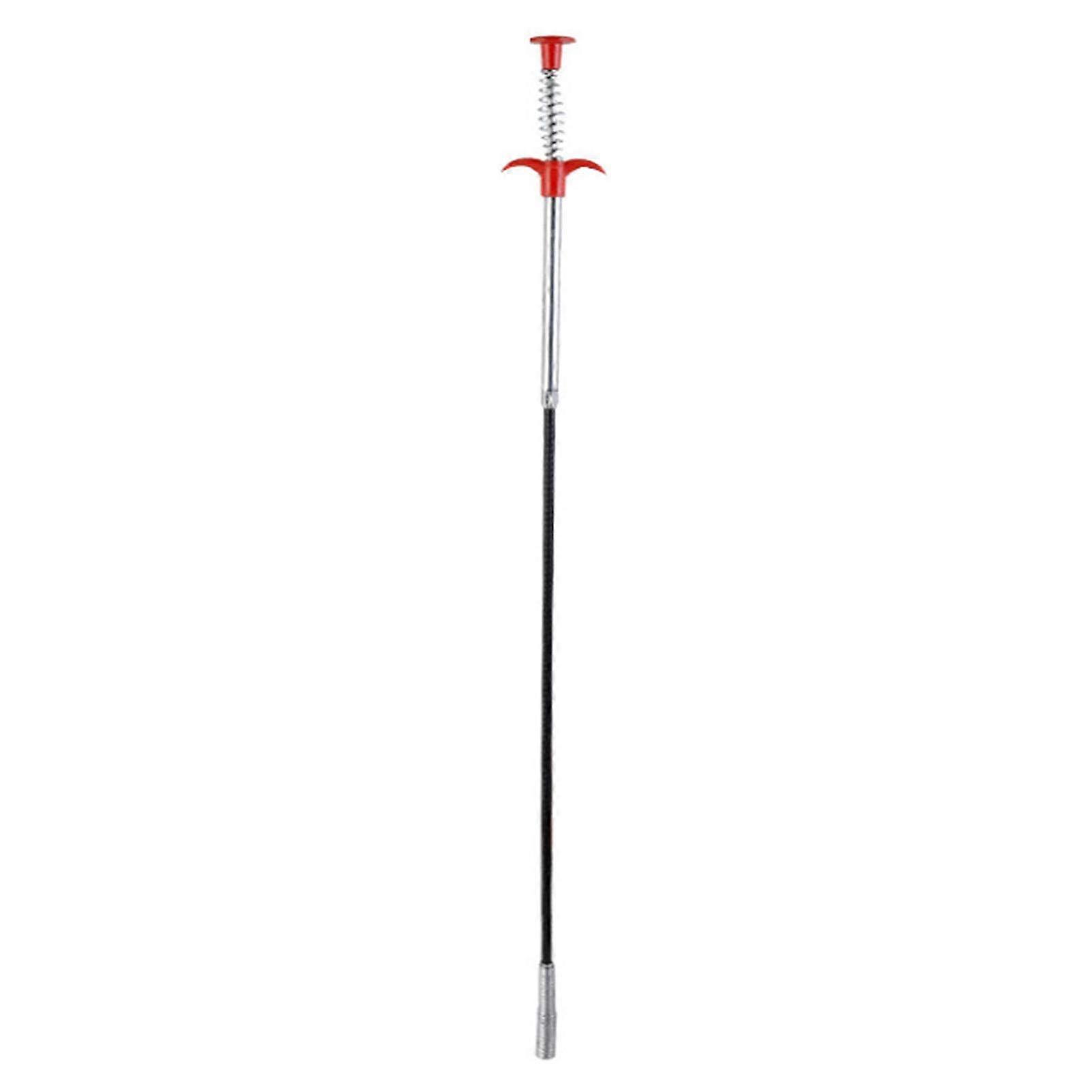 Flexible Pick Up Tool, Extendable 4 Claw Picker, Bendable Hose Gripper Pickup Sweeper Grab Tool for Litter Home Sink Drain