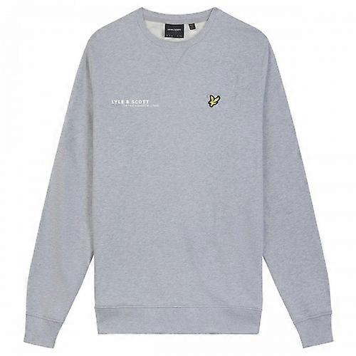 Lyle & Scott Mens Co-Ordinate Print Crew Neck Sweatshirt