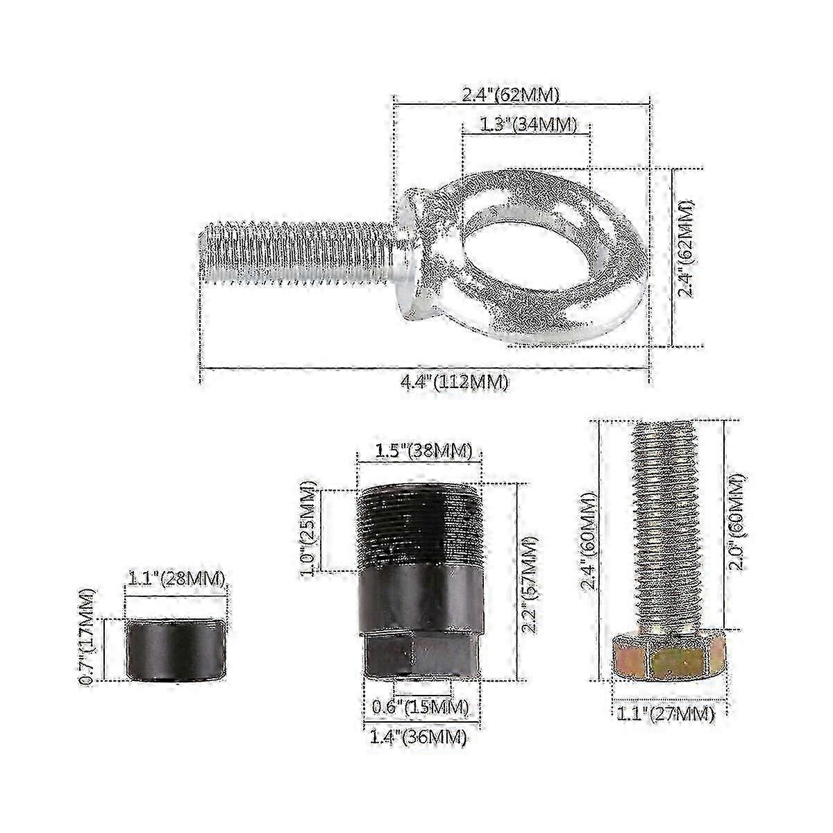 Marine flywheel puller for Mercury Mariner 91-849154T1