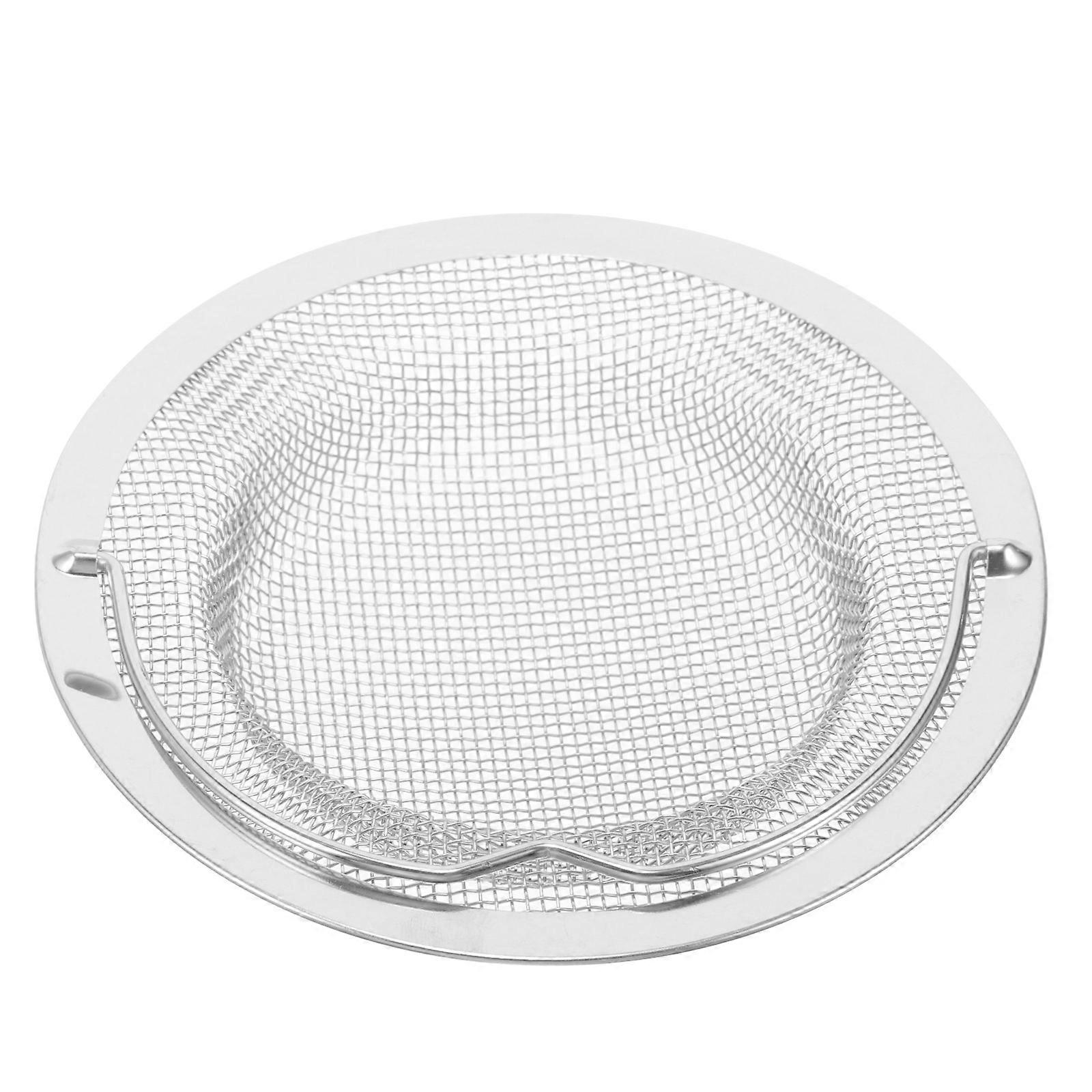 Stainless Steel Drain Filter Sink Strainer Prevent Clogging Kitchen Use 1Set