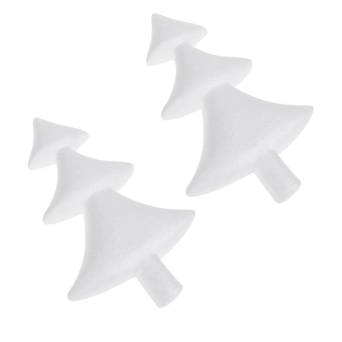 Christmas Theme White Tree Decorative Props For Festive Atmosphere Creation 5Set