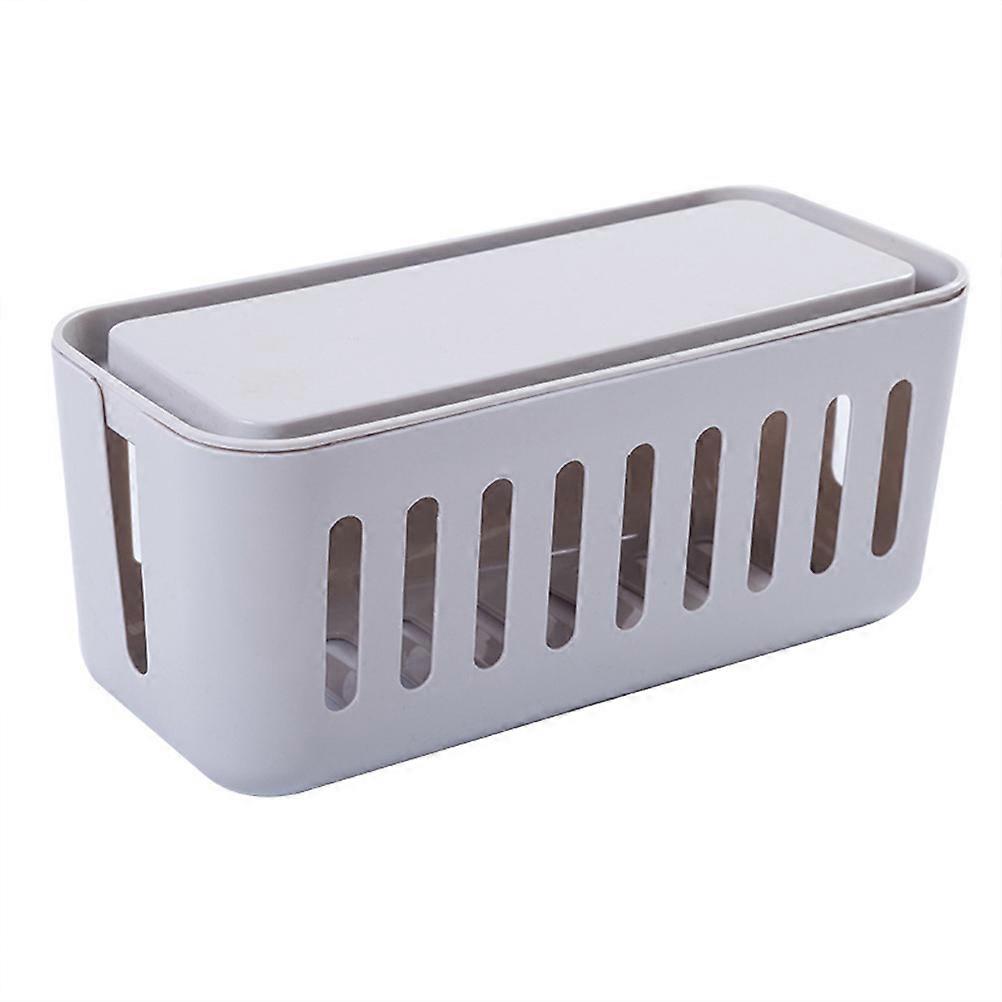 Cable Organizer with Cover for Dust Blocking and Cable Management Great for Home Office Use Stores