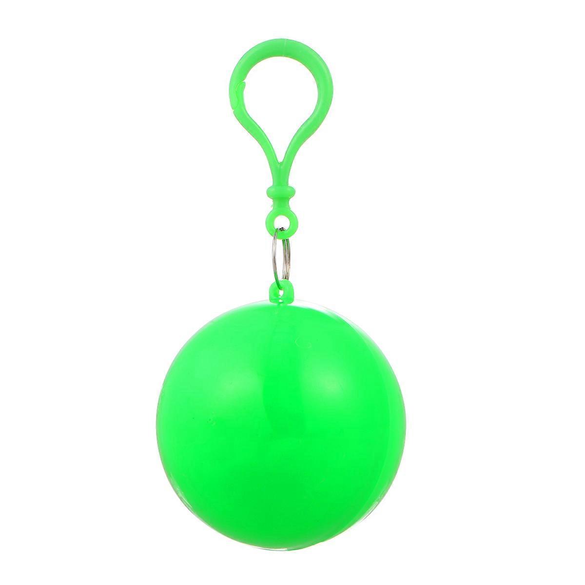 Compact Cape Raincoat Disposable Ball Design Practical For Rainy Days Travel Sports Events Unisex