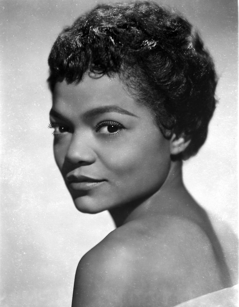 Eartha Kitt Portrait in Topless Poster