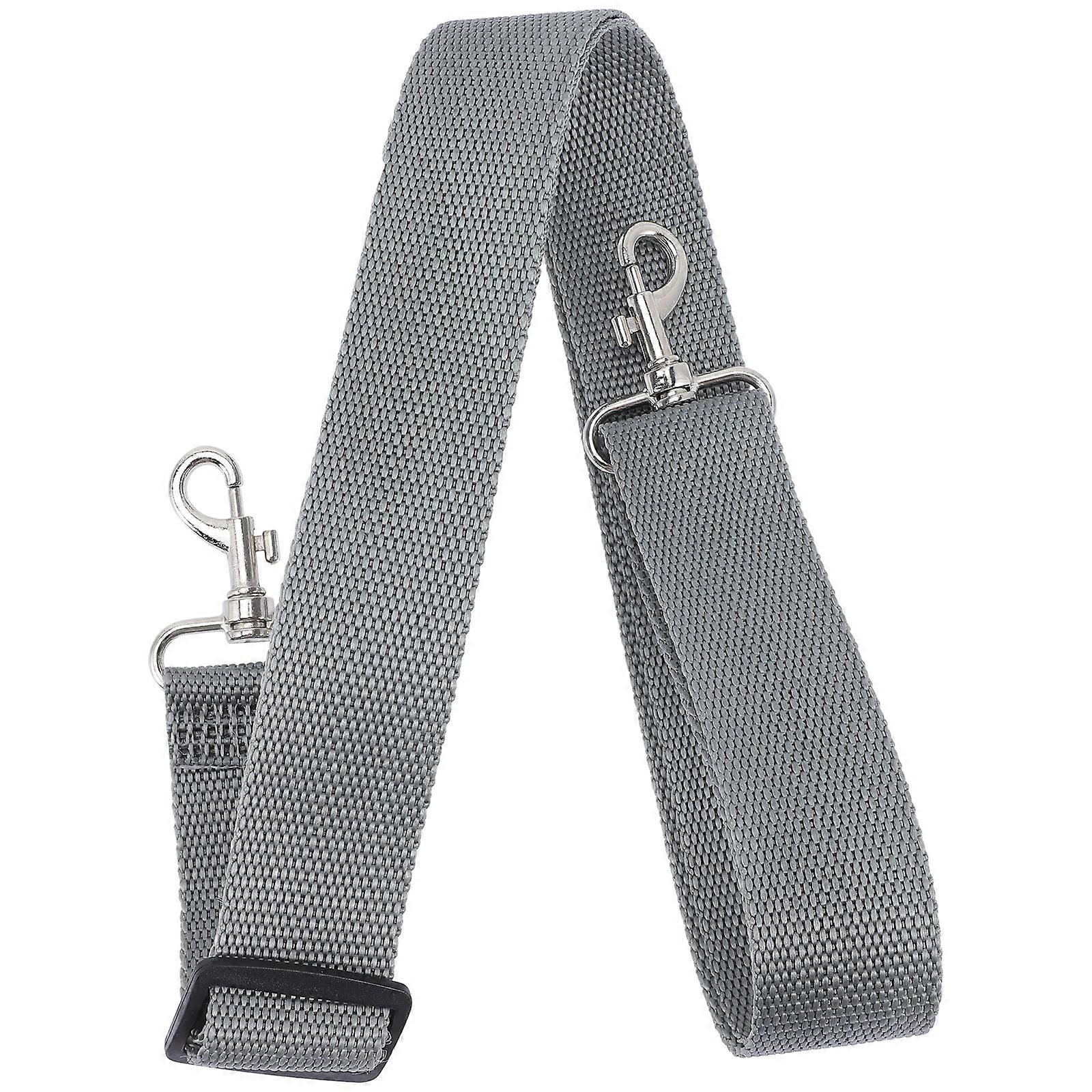 Adjustable Snare Drum Strap with Ergonomic Nylon Design for Comfortable Shoulder Support – Grey Military Style Instrument Accessory