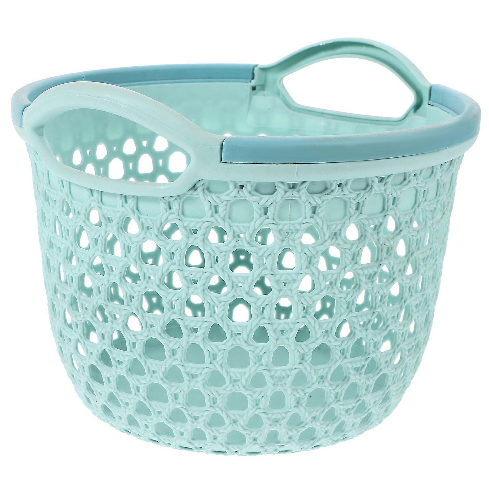 Hollow Basket Plastic Storage Basket for Storage Use with Handle