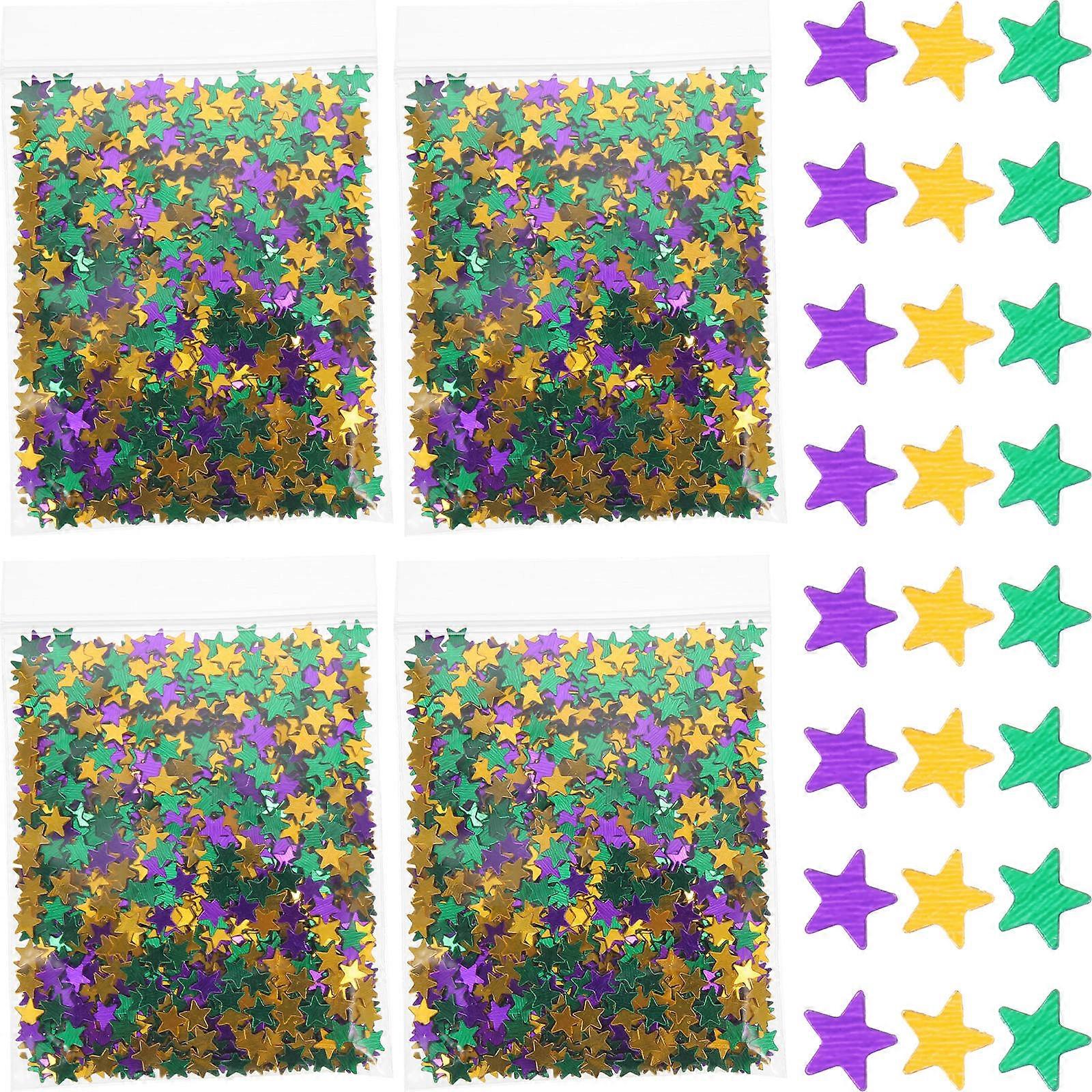 Star Confetti Assorted Color Plastic Table Confetti for 1Pack Party