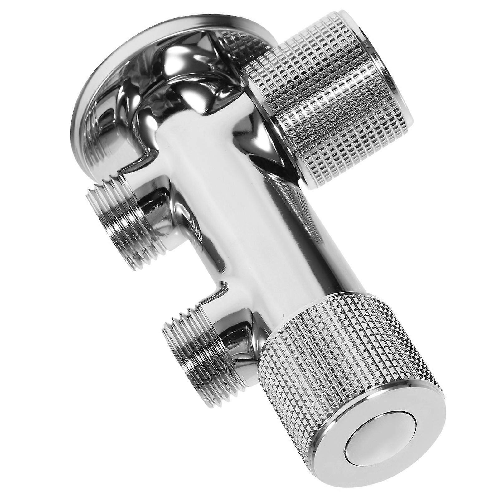 Washing Machine Valves with Ceramic Core for Home Use Stainless Steel Silver 1in 2out