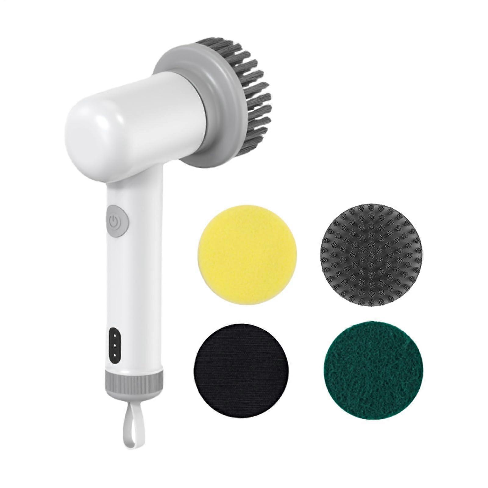 Electric Cleaner Cordless Handheld, Powerful Portable, Rechargeable With Interchangeable Heads, For Home Use, Unisex