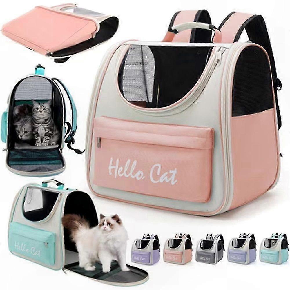 Mesh Window Pet Travel Backpack for Cats and Dogs Comfortable Carrier Bag for Pets