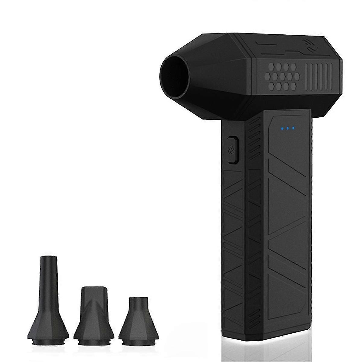 X3 ミニバイオレントファン 110000RPM 電動エアダスター 3ノズル付き スーパーターボジェットファン エアブロワー キーボード付き