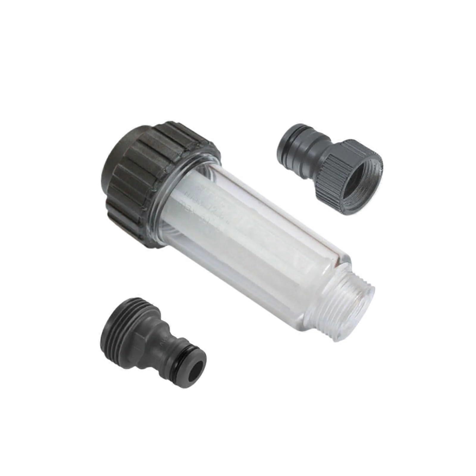Durable Water Filter for Kärcher Quick Adapters 3/4 Inch Connection, External Thread for Garden Pump and Watering Systems