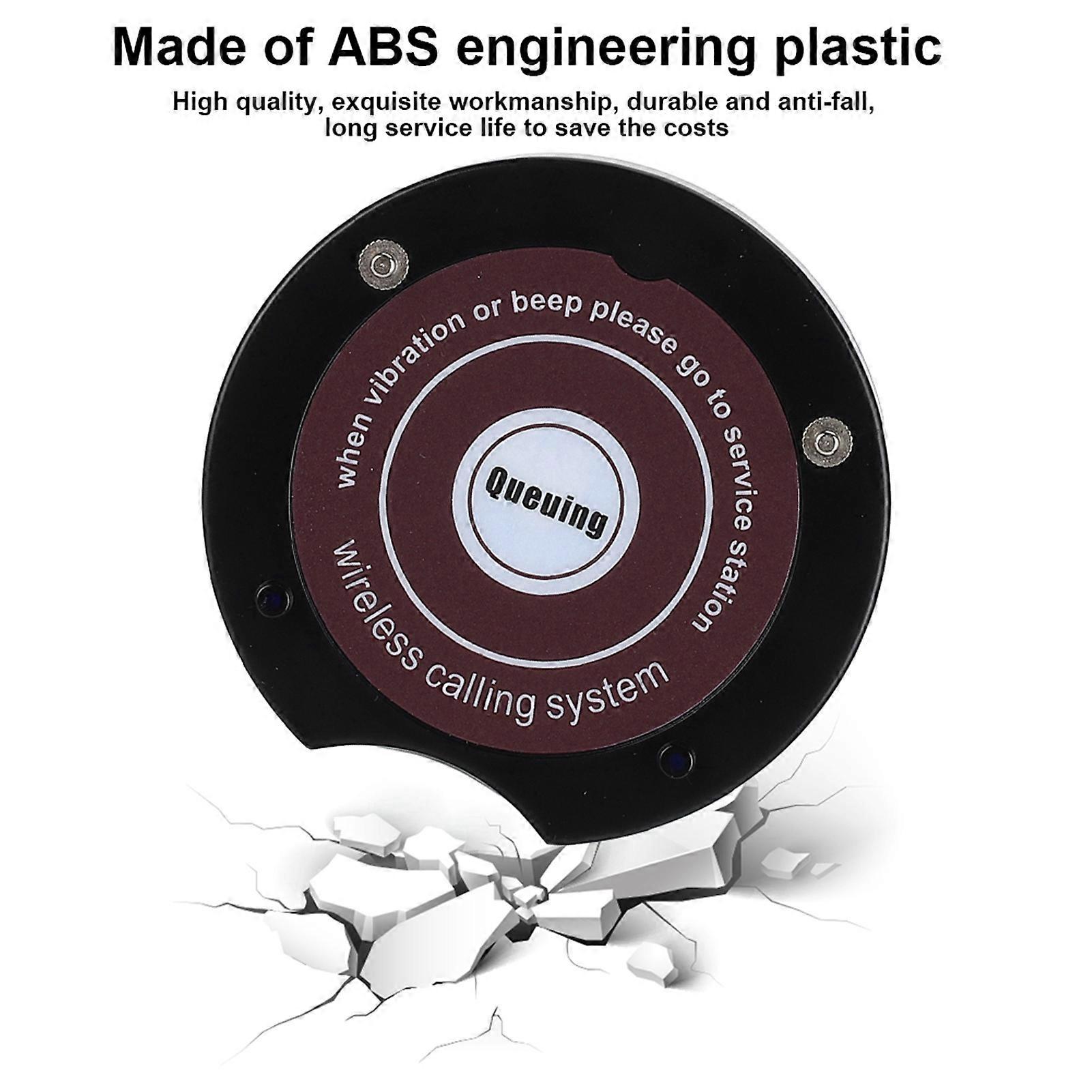 Wireless Restaurant Calling System with 30 Black Pagers & Keypad 121x80x30mm