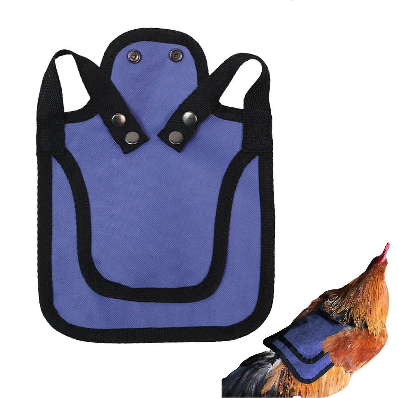 Hen Saddle Poultry Vest Jacket With Adjustable Straps For Secure Fit, Protective Chicken Coat For Pet Chickens, Purple