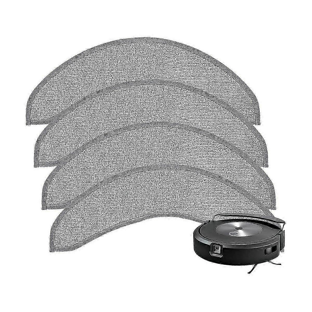 Replacement Mop Pads for Combo J7+ Robot Vacuum - 4PCS Microfiber Washable Reusable Mopping Cloth