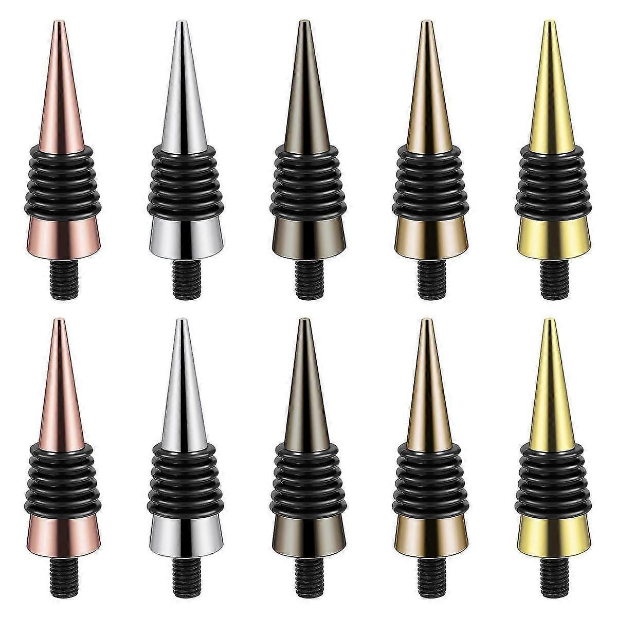 10 Pieces Bottle Stopper with Threaded Post suitable for Wood Turning Project