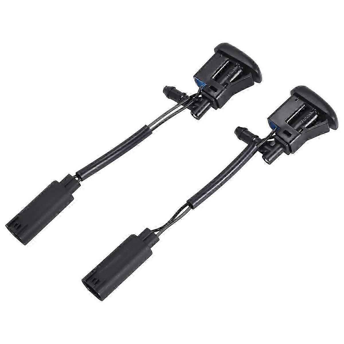 1Pair New Windshield Heated Washer Sprayer Nozzle Jet 61667110851